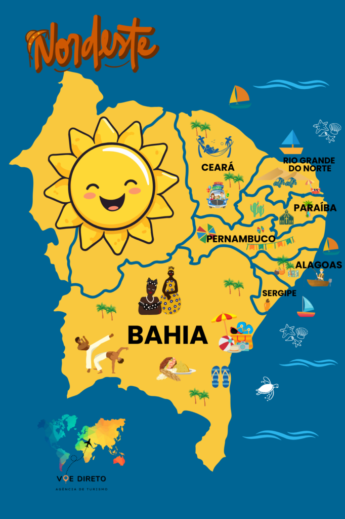 Mapa Nordeste